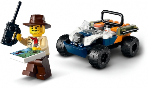 Exploratorul junglei pe ATV în cautarea unui panda rosu 60424 LEGO City