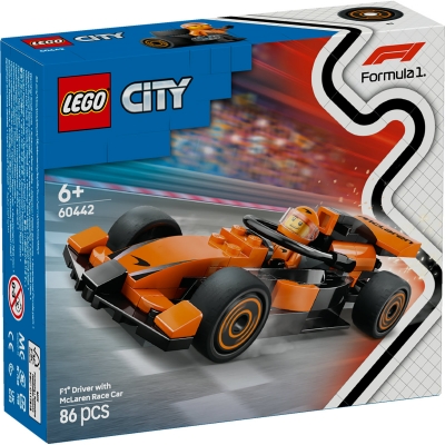 Pilot F1 cu masina de curse McLaren 60442 LEGO City