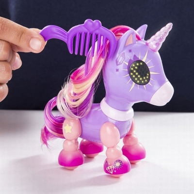 UNICORN INTERACTIV ZOOMER ZUPPS CRYSTAL SPIN MASTER