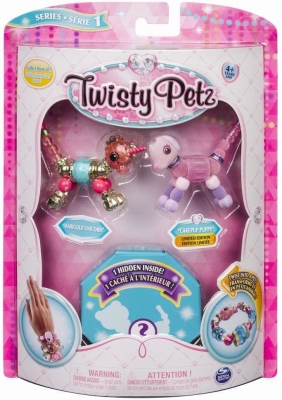 TWISTY PETZ SET 3 BRATARI ANIMALUTE UNICORN GIRAFA CATEL SPIN MASTER