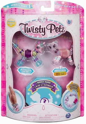 TWISTY PETZ SET 3 BRATARI ANIMALUTE UNICORN GHEPARD BROSCUTA SPIN MASTER