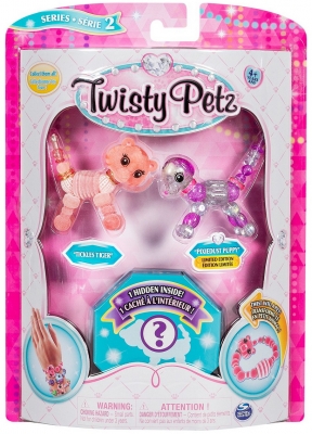 TWISTY PETZ SET 3 BRATARI ANIMALUTE CATEL TIGRU SI SURPRIZA SPIN MASTER