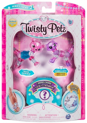 TWISTY PETZ SET 3 BRATARI ANIMALUTE URSULET PISICUTA SI SURPRIZA SPIN MASTER