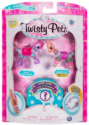 TWISTY PETZ SET 3 BRATARI ANIMALUTE UNICORN LAMA SI SURPRIZA SPIN MASTER