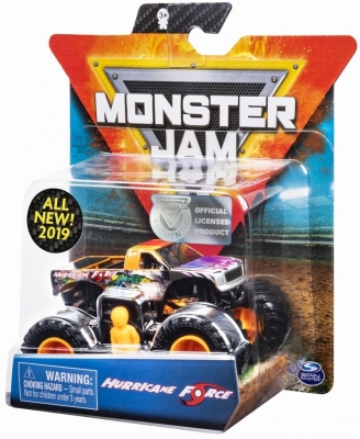 Masina de jucarie Metalica Hurricane Force, scara 1 la 64, Monster Jam Spin Master