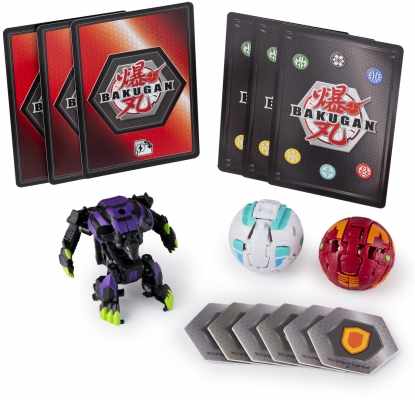 Pachet figurine bila Bakugan Start Darkus Lupitheon Spin Master