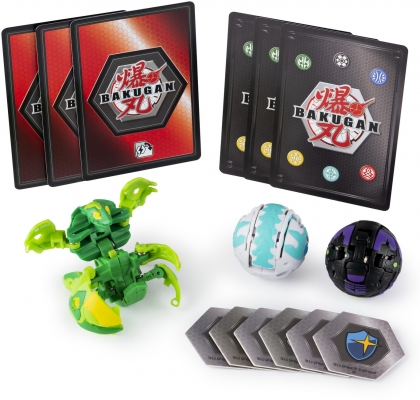 Set figurine bila Bakugan Start Pack Ventus Vicerox 3 buc/set Spin Master