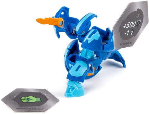 Figurina bila Bakugan Ultra Aquos Cyndeous Knight Blue Spin Master