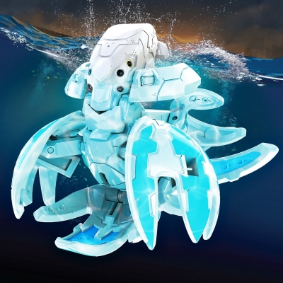 Figurina bila Bakugan Ultra Haos Krakelios White Spin Master