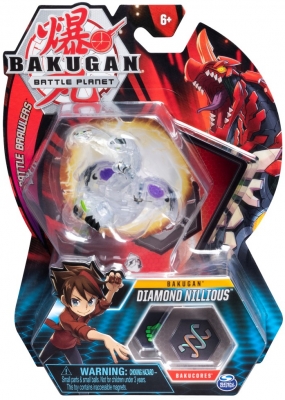 Figurina bila Bakugan Diamond Nillious Spin Master