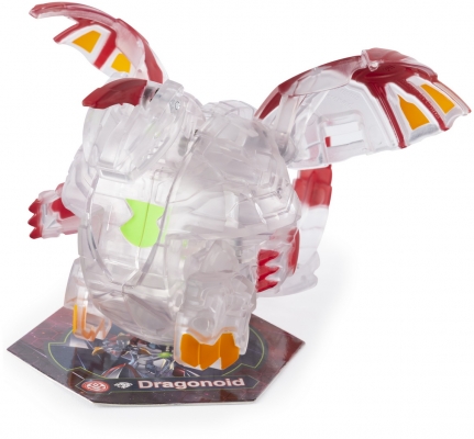 Figurina bila Bakugan Deka Jumbo Diamond Dragonoid Spin Master