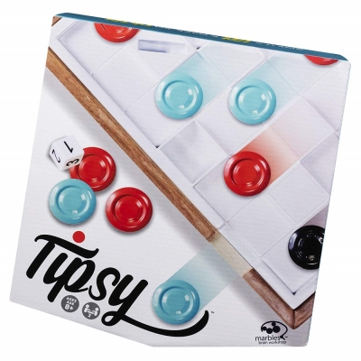 Joc de strategie 3D Marbles Tipsy din Lemn Spin Master