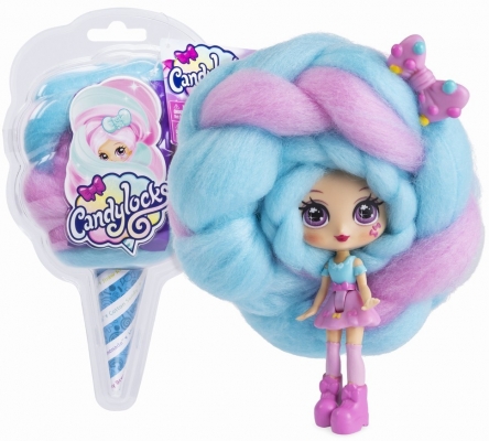 Papusa Candy Locks misterioasa si parfumata roz Spin Master