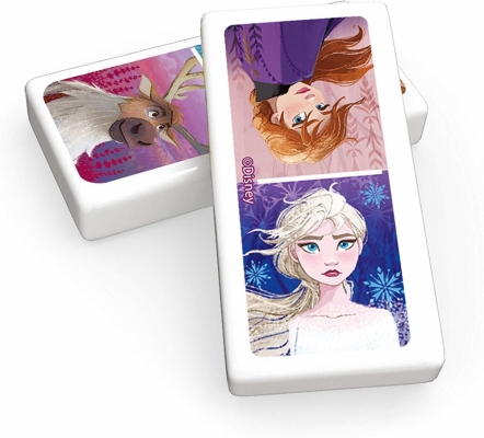 Joc Domino Frozen 2 in cutie de metal Spin Master