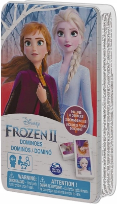 Joc Domino Frozen 2 in cutie de metal Spin Master