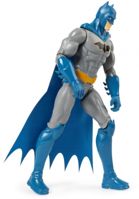 Figurina Batman costum albastru cu 11 puncte de articulatie, 31 cm, Spin Master