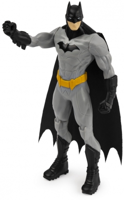 Figurina Batman, 15 cm, costum gri deschis, Spin Master