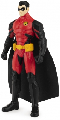 Figurina Robin, costum rosu, 15 cm, Batman Spin Master