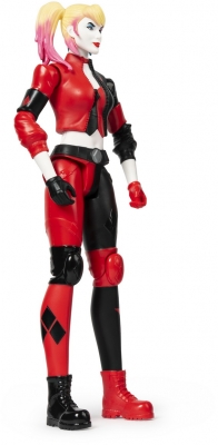 Figurina Harley Quinn, cu 11 puncte de articulatie, 30 cm, Batman Spin Master