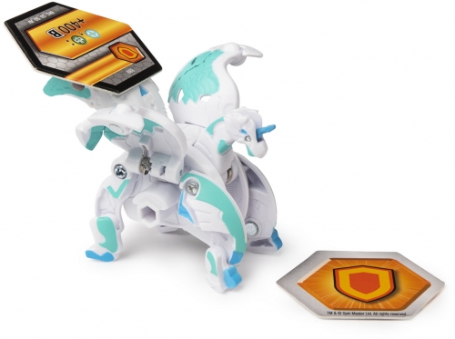 Figurina bila Bakugan S2 Ultra Pegatrix cu card Baku-gear Spin Master