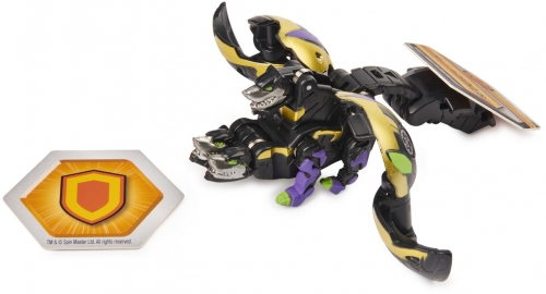 Figurina bila Bakugan S2 Ultra Howlkor Serpenteze cu card Baku-gear Spin Master