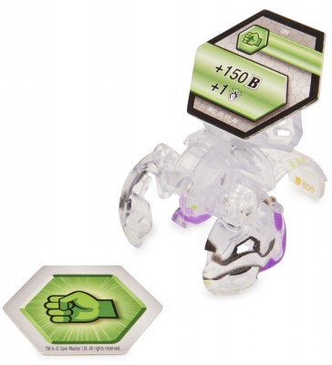 Figurina bila Bakugan S2 Ultra Tretorous cu card Baku-gear Spin Master