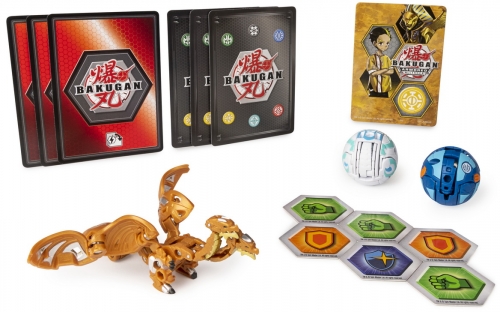 Figurine bila Bakugan S2 Start Pack  Pegatrix Trox si Nillious Ultra 3 buc/set Spin Master