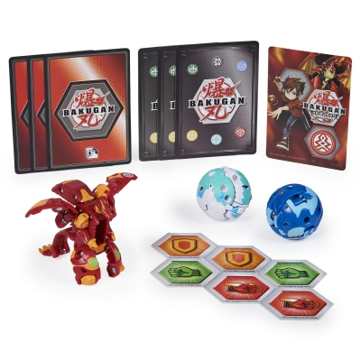 Figurine bila Bakugan S2 Start Pack Cycloid Hydorous Dragonoid Ultra 3 buc/set Spin Master