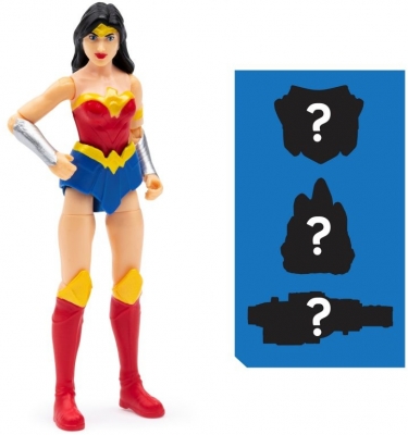 Figurina Wonder Woman flexibila, 10 cm, cu accesorii Spin Master