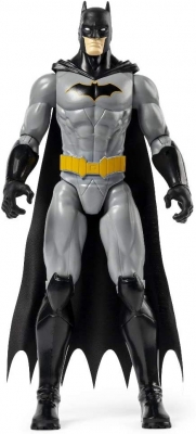 Figurina Batman cu mantie neagra, 30 cm, Spin Master