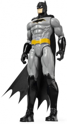 Figurina Batman cu mantie neagra, 30 cm, Spin Master