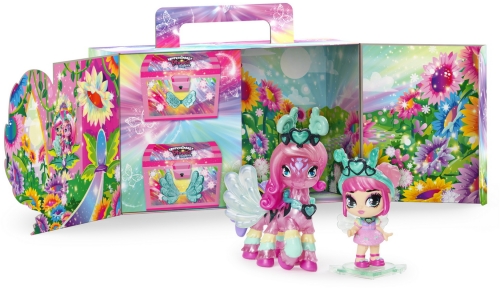 PIXIE CREATURA FANTASTICA PAPUSICA CU UNICORNUL ROZ SPIN MASTER