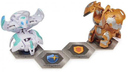 Set de joaca figurine Bakugan S3 Bakutin albastru Zentaur si Vicerox Spin Master