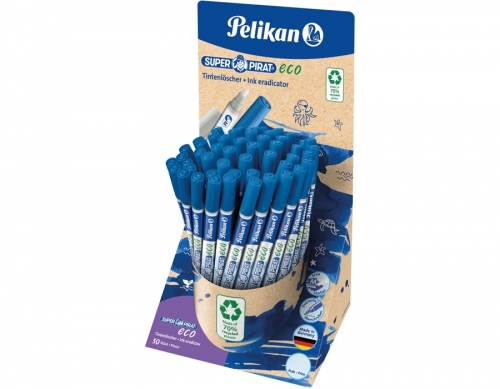 Carioca corectoare Super Pirat Eco, varf M, 50 bucati/display, Pelikan