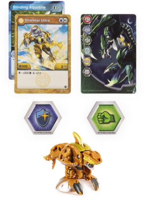 Figurina bila Bakugan S3 Ultra Sharktar Spin Master