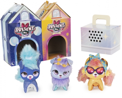 PRESENT PETS MINIS ANIMALUTE DE COMPANIE GALAXY TRIO SPIN MASTER