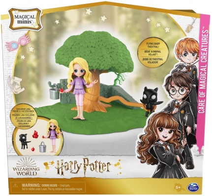 Set de joaca Lumea Vrajilor, Luna Lovegood si Bowtruckle, Harry Potter Spin Master