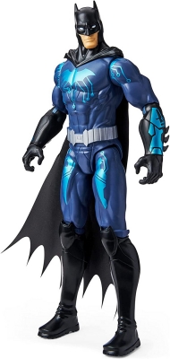 Figurina Batman Blue Tech cu 11 puncte de articulatie, 30 cm, Spin Master