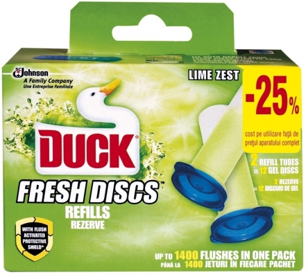 Rezerve 2 bucati lime Anitra/Fresh Disc Duck