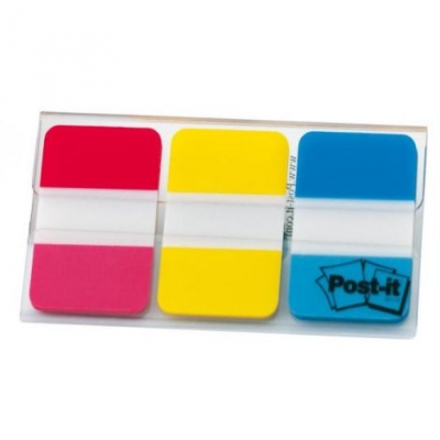 Notite adezive Post-it Index Strong, Mediu, 25,4 mm x 38,1 mm, 66 File