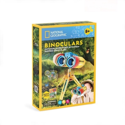 Puzzle 3D binoclu national geographic 49 piese si brosura in romania Cubicfun