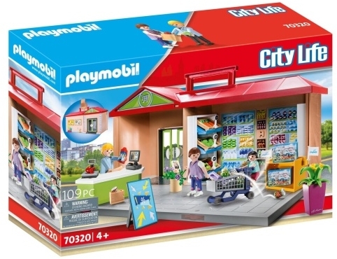 Set Mobil Magazin Alimentar Playmobil