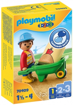 1.2.3 Muncitor Cu Roaba Playmobil