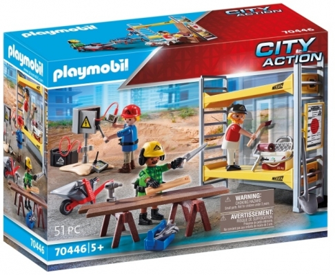 Muncitori Cu Schela Playmobil