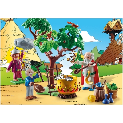 Playmobil - Asterix Si Obelix - Getafix Cu Potiunea Magica