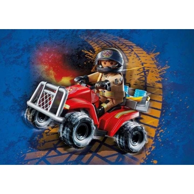 Playmobil - Vehicul Pullback Pompieri