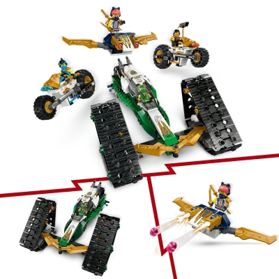 Vehicul combinat al echipei ninja 71820 LEGO Ninjago