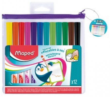 Whiteboard marker Marker'Peps 12 culori /set Maped