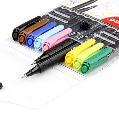 Fineliner Graph peps, 10 culori/set Maped