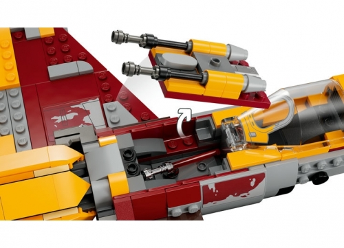 E-Wing al Noii Republici vs Starfighter-ul lui Shin Hati 75364 Star Wars 